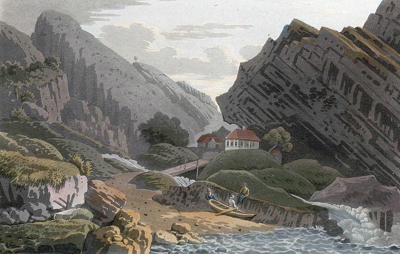 John William Edy Svinesund Ferry, Swedish side Norge oil painting art